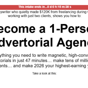 Sam Bradbury-Butler - 1-Person Advertorial Agency 2.0